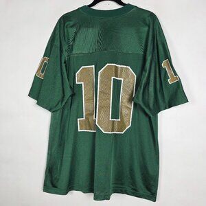 Adidas NCAA Notre Dame Fighting Irish #10 Mens XL Green Football Jersey